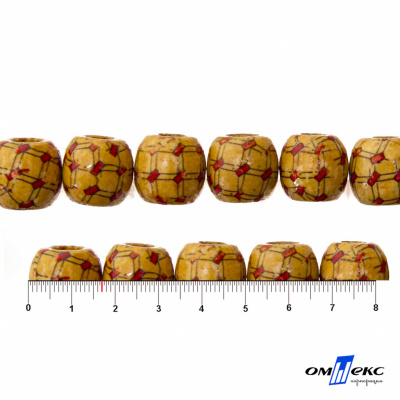 0189-Бусины деревянные "ОмТекс", 17 мм, упак.50+/-3шт - купить в Волгодонске. Цена: 83.66 руб.