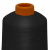 Нитки текстурированные кручёные, намот. 15 000 м, цвет чёрный - купить в Волгодонске. Цена: 237.24 руб.