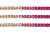 Пайетки "ОмТекс" на нитях, CREAM, 6 мм С / упак.73+/-1м, цв. 89 - розовый - купить в Волгодонске. Цена: 468.37 руб.