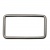 Рамка металлическая прямоугольная, 40 х 15 мм- тём.никель - купить в Волгодонске. Цена: 4.60 руб.