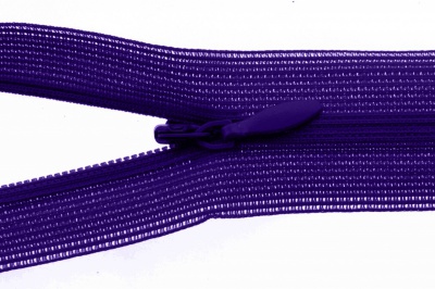 Молния потайная Т3 866, 20 см, капрон, цвет фиолетовый - купить в Волгодонске. Цена: 5.27 руб.