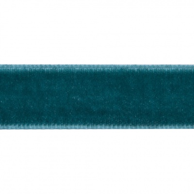 Лента бархатная нейлон, шир.12 мм, (упак. 45,7м), цв.65-изумруд - купить в Волгодонске. Цена: 396 руб.
