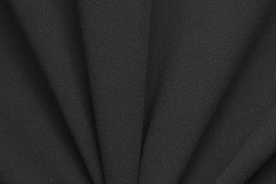 Костюмная ткань с вискозой "Бриджит", 210 гр/м2, шир.150см, цвет чёрный - купить в Волгодонске. Цена 570.73 руб.