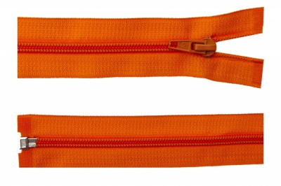 Спиральная молния Т5 849, 65 см, автомат, цвет оранжевый - купить в Волгодонске. Цена: 14.68 руб.