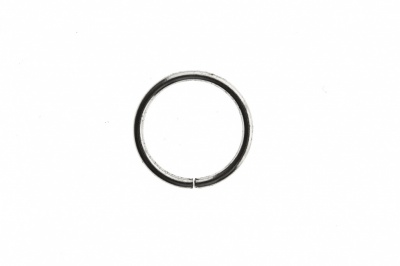 Кольцо металлическое d-15 мм, цв.-никель - купить в Волгодонске. Цена: 2.45 руб.
