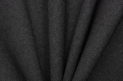 Ткань костюмная 25505 2003, 265 гр/м2, шир.150см, цвет т.серый - купить в Волгодонске. Цена 418.73 руб.