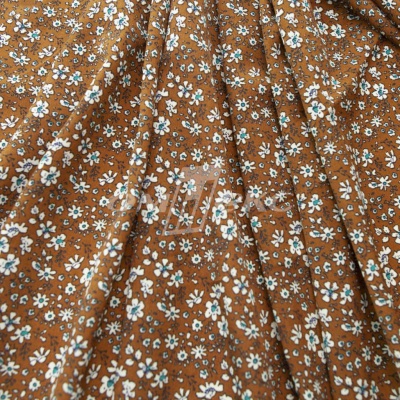 Плательная ткань "Фламенко" 11.1, 80 гр/м2, шир.150 см, принт растительный - купить в Волгодонске. Цена 239.03 руб.