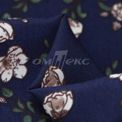 Плательная ткань "Фламенко" 3.2, 80 гр/м2, шир.150 см, принт растительный - купить в Волгодонске. Цена 239.03 руб.
