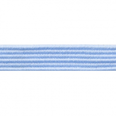 Резиновые нити с текстильным покрытием, шир. 6 мм ( упак.30 м/уп), цв.- 108-голубой - купить в Волгодонске. Цена: 155.22 руб.