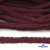 Шнур плетеный d-6 мм круглый, 70% хлопок 30% полиэстер, уп.90+/-1 м, цв.1070-бордовый - купить в Волгодонске. Цена: 588 руб.